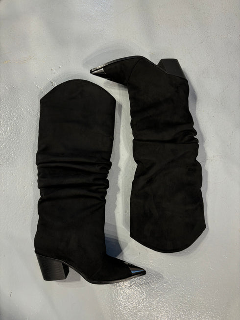 MATRIX SÜET SİYAH XL KALIP ÇİZME 🖤